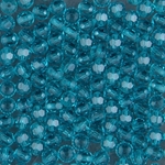 284-525:  5000 4mm fac rnd  Blue Zircon (36 pcs) 