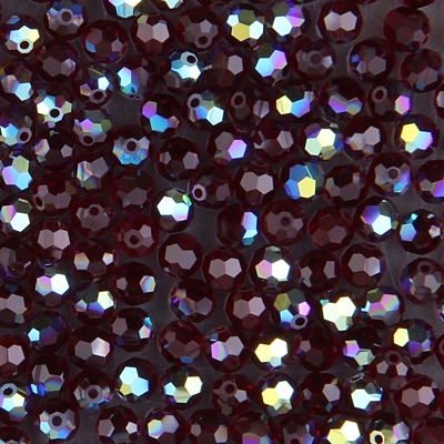 284-596:  5000 4mm fac rnd  Garnet AB (36 pcs) 