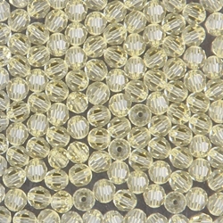 284-640:  5000 4mm fac rnd  Jonquil (36 pcs) 