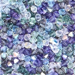 284-MIX-23:  5301 4mm bicone Crystal Tranquility Mix (70 pcs) 