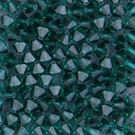 285-080:  5328 5mm bicone Emerald (36 pcs) 