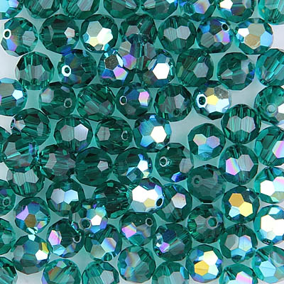 286-581:  5000 6mm fac rnd  Emerald AB (36 pcs) 