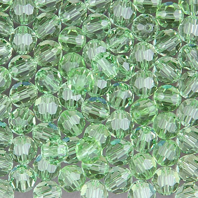 286-720:  5000 6mm fac rnd  Peridot (36 pcs) 