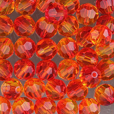 288-825:  5000 8mm fac rnd  Fire Opal (36pcs) 