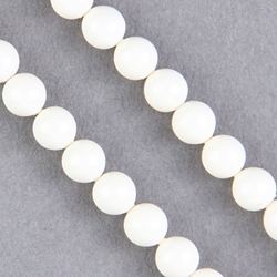29-0635:  5810 6mm Ivory Crystal Pearl 