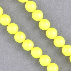 29-0642:  5810 6mm Neon Yellow Crystal Pearl 