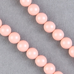 29-0643:  5810 6mm Pink Coral Crystal Pearl 