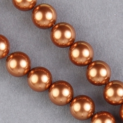 29-0807:  5810 8mm Copper Crystal Pearl 
