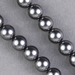 29-0813:  5810 8mm Dark Gray Crystal Pearl - 29-0813
