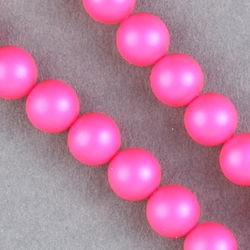 29-0841:  5810 8mm Neon Pink Crystal Pearl 
