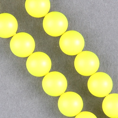 29-0842:  5810 8mm Neon Yellow Crystal Pearl 