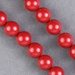 29-0844:  5810 8mm Red Coral Crystal Pearl - 29-0844