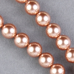 29-0851:  5810 8mm Rose Gold Crystal Pearl 