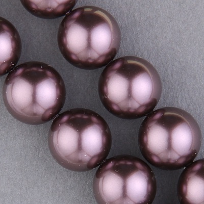 29-1206:  5810 12mm Burgundy Crystal Pearl 