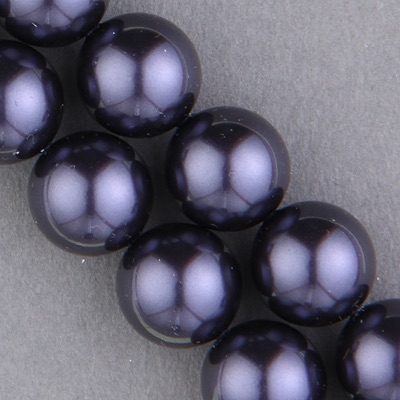 29-1214:  5810 12mm Dark Purple Crystal Pearl 