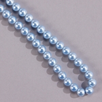 29L-1017: 5811 Large Hole 10mm Lt Blue Crystal Pearl 