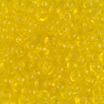 6-136:  6/0 Transparent Yellow  Miyuki Seed Bead 