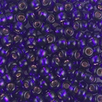 6-1427:  6/0 Dyed Silverlined Dark Violet  Miyuki Seed Bead 