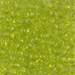 6-143:  6/0 Transparent Chartreuse Miyuki Seed Bead approx 250 grams - 6-143