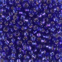 6-1446:  6/0 Dyed Silverlined Red Violet Miyuki Seed Bead 