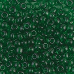 6-146:  6/0 Transparent Green  Miyuki Seed Bead 