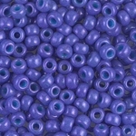 6-1477:  6/0 Dyed Opaque Bright Purple Miyuki Seed Bead 