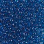 6-149:  6/0 Transparent Capri Blue Miyuki Seed Bead 