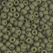 6-2318:  6/0 Matte Opaque Olive Miyuki Seed Bead approx 250 grams - 6-2318