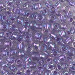 6-2607:  6/0 Sparkling Purple Lined Crystal AB Miyuki Seed Bead 