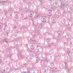 6-272:  6/0 Pink Lined Crystal AB  Miyuki Seed Bead 