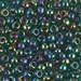 6-344:  6/0 Lined Green AB Miyuki Seed Bead - 6-344*