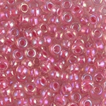 6-355:  6/0 Hot Pink Lined Crystal AB Miyuki Seed Bead 