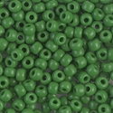 6-411:  6/0 Opaque Green Miyuki Seed Bead 