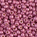 6-4210F:  6/0 Duracoat Galvanized Matte Hot Pink Miyuki Seed Bead 