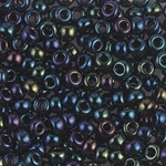 6-452:  6/0 Metallic Dark Blue Iris Miyuki Seed Bead 