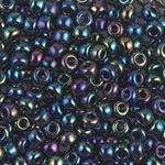 6-455:  6/0 Metallic Variegated Blue Iris Miyuki Seed Bead 