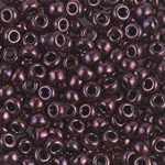 6-460:  6/0 Metallic Dark Raspberry  Miyuki Seed Bead 