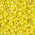 6-472:  6/0 Op Yellow AB Miyuki Seed Bead (was 6-404R) 