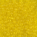 8-136:  8/0 Transparent Yellow Miyuki Seed Bead 