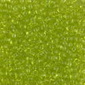 8-143:  8/0 Transparent Chartreuse Miyuki Seed Bead 