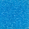 8-148:  8/0 Transparent Aqua Miyuki Seed Bead 