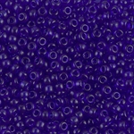 8-151:  8/0 Transparent Cobalt Miyuki Seed Bead 
