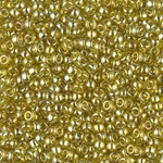 8-1889:  8/0 Transparent Golden Olive Luster  Miyuki Seed Bead 
