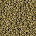 8-2032:  8/0 Matte Opaque Golden Olive Luster  Miyuki Seed Bead approx 250 grams - 8-2032