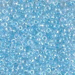 8-269:  8/0 Glacier Blue Lined Crystal AB (Was 821) Miyuki Seed Bead 