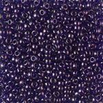 8-308:  8/0 Cobalt Gold Luster Miyuki Seed Bead 