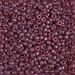 8-313SF:  8/0 Semi-Frosted Cranberry Gold Luster Miyuki Seed Bead - 8-313SF*