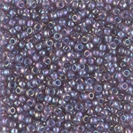 8-360:  8/0 Lined Light Amethyst AB Miyuki Seed Bead 