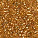 8-4:  8/0 Silverlined Dark Gold Miyuki Seed Bead 