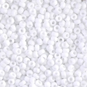 8-402F:  8/0 Matte White Miyuki Seed Bead 